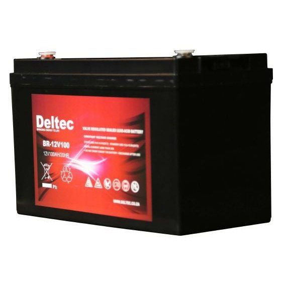 Deltec 12V 100Ah Agm Deep Cycle Battery