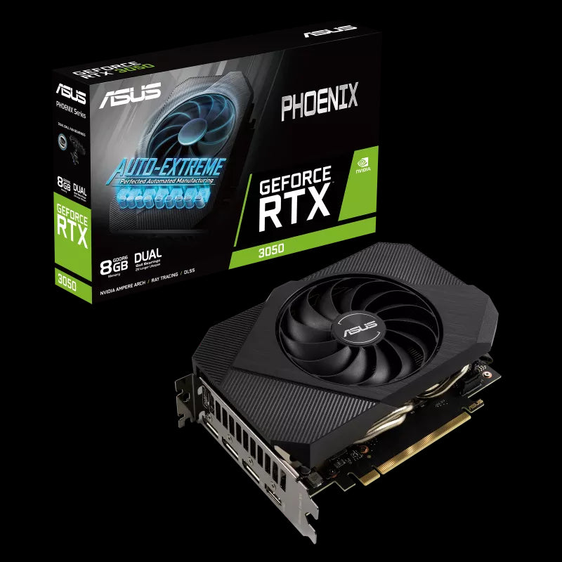 Asus Nvidia® Geforce Rtx™ 3050 Pcie4 8Gddr6 1Xhdmi 3Xdp Support 4 Display 7680X4320 550W 177 X 128 X 51 Mm.