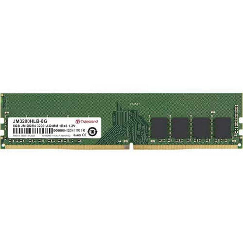 Transcend 8Gb Ddr4-3200 Desktop U-Dimm 1Rx8 1G X8 Cl22