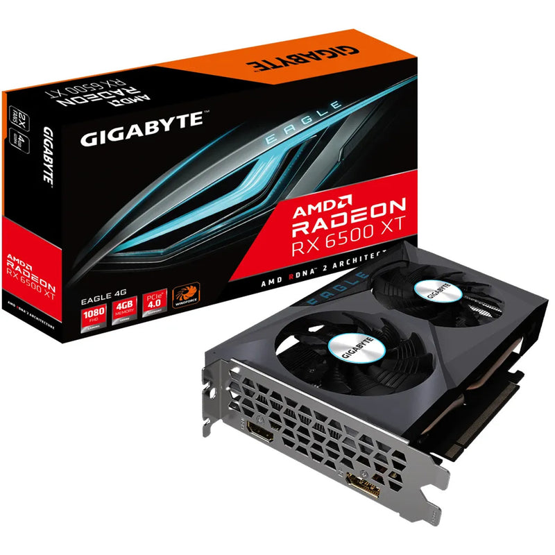 Mecer Gigabyte Amd Radeon Rx6500 Xt Eagle 4Gb Gddr6/ Pcie4.0 X4/ Hdm X1/ Dp X1/ 8K Ready.