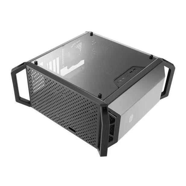 Cooler Master Masterbox Q300P Micro Atx  Black  Windowed  Handles  2X 120Mm Rgb Fans Installed  Rgb Controller Included.