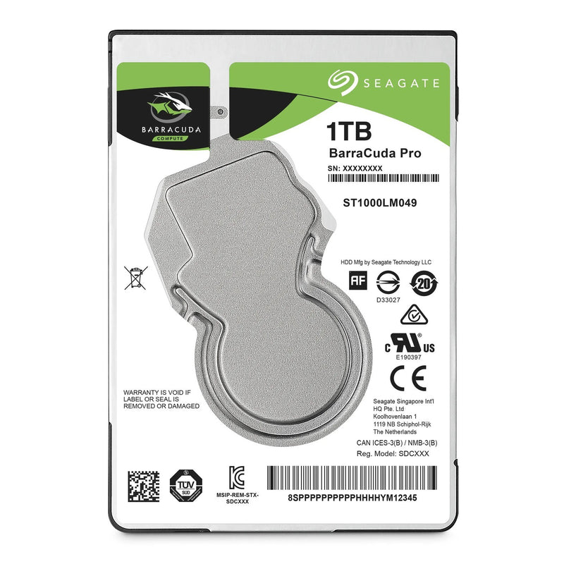 Seagate BarraCuda PRO 1TB SATA III 7mm Hard Disk Drive