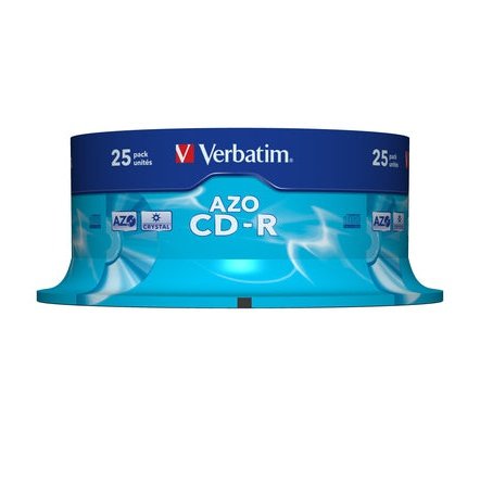 Verbatim Cd-r Crystal Spin 25pk