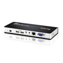 Aten Cat5 Usb Vga Console Extender With Audio And Serial Support Up To 1000 Ft. - Taa Compliant / Audio Cat 5 Kvm Extender W/dkw