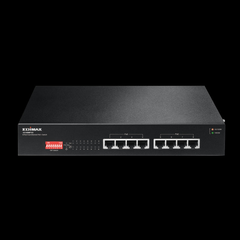 Edimax 8 Port Gb Poe+ Switch