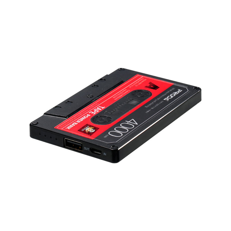 Remax Proda Tape 4,000Mah Powerbank - Black + Red (Ppp-15)