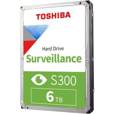 Toshiba Storage S300 Surveillance Drive 6Tb 5400Rpm 3.5” Sata 3 Year Warranty