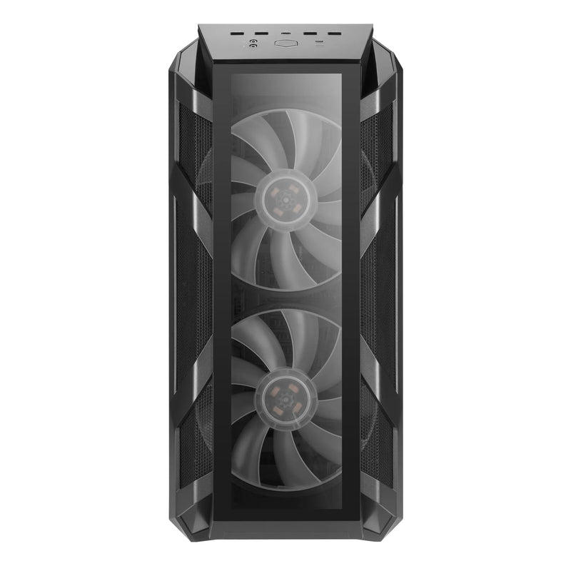 Cooler Master Mastercase H500M Atx  Iron Grey  Tempered Glass  2X 200Mm Argb Fans  Argb Controller  Gpu Support Arm.