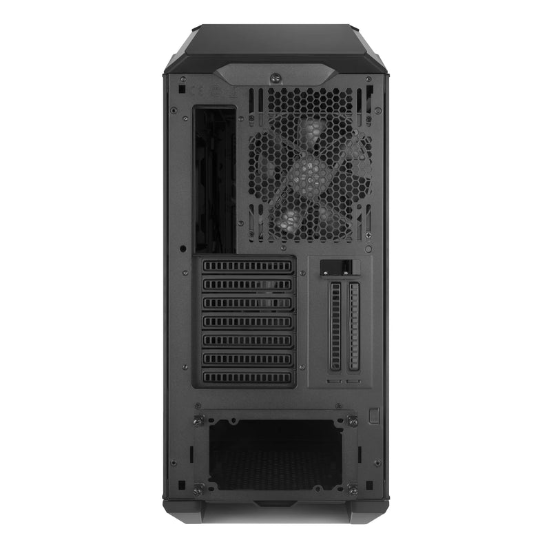 Cooler Master Mastercase H500M Atx  Iron Grey  Tempered Glass  2X 200Mm Argb Fans  Argb Controller  Gpu Support Arm.