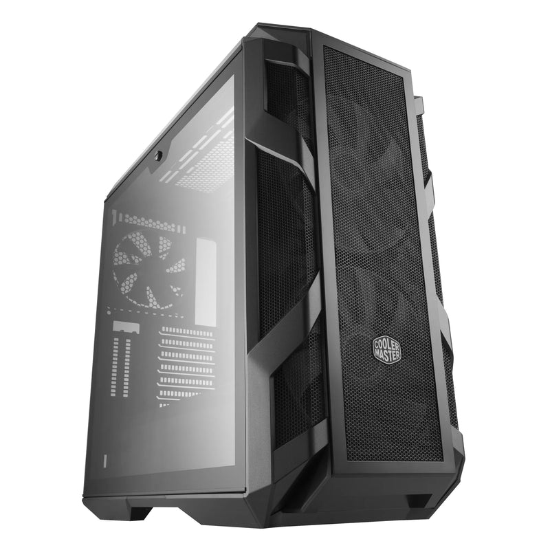 Cooler Master Mastercase H500M Atx  Iron Grey  Tempered Glass  2X 200Mm Argb Fans  Argb Controller  Gpu Support Arm.