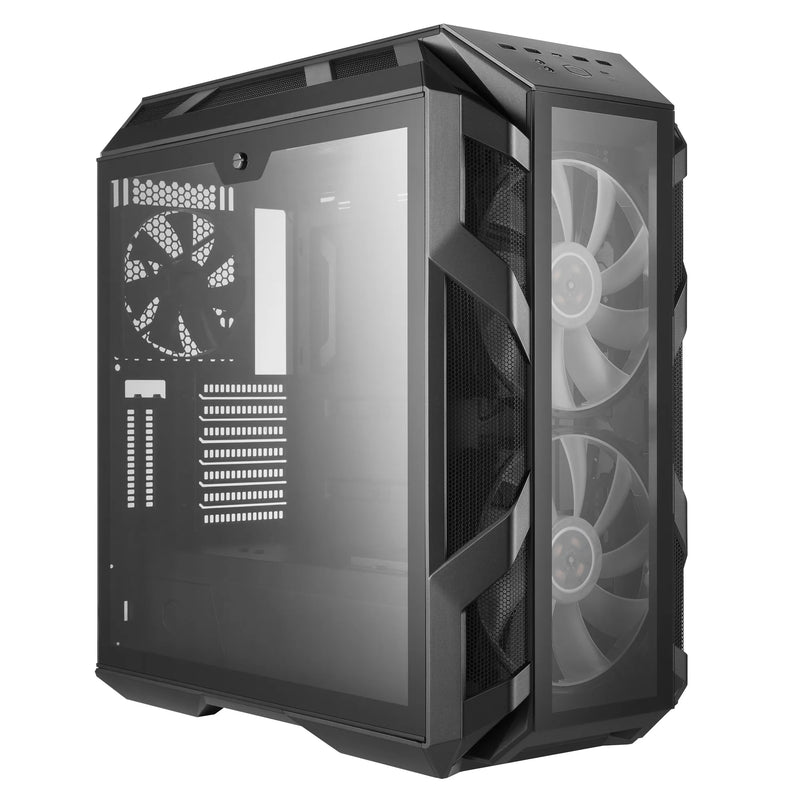 Cooler Master Mastercase H500M Atx  Iron Grey  Tempered Glass  2X 200Mm Argb Fans  Argb Controller  Gpu Support Arm.