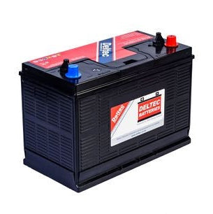 Deltec 12V 110Ah Sealed Lead Acid Battery, Dual Terminal.