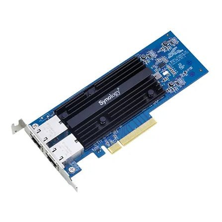 Synology Dual Port 10Gbase-T Add-In Card 10 Gbps Full Duplex Pcie 3.0 X8 Compatible