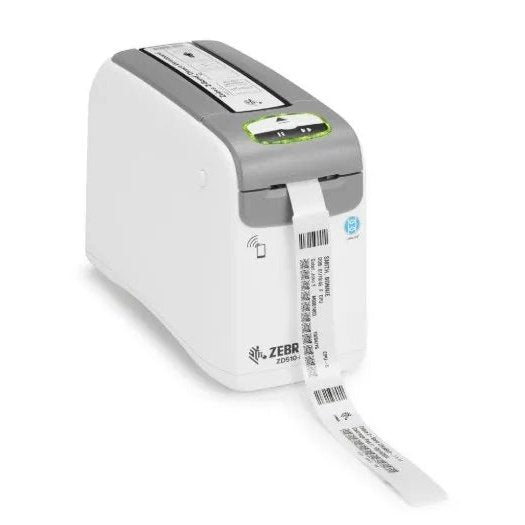 Zebra Dt Printer Zd510 Wristband; Zpl Ii; Xml; 300 Dpi; Eu And Uk Cords; Usb; Usb Host; Ethernet; 802.11; Bt