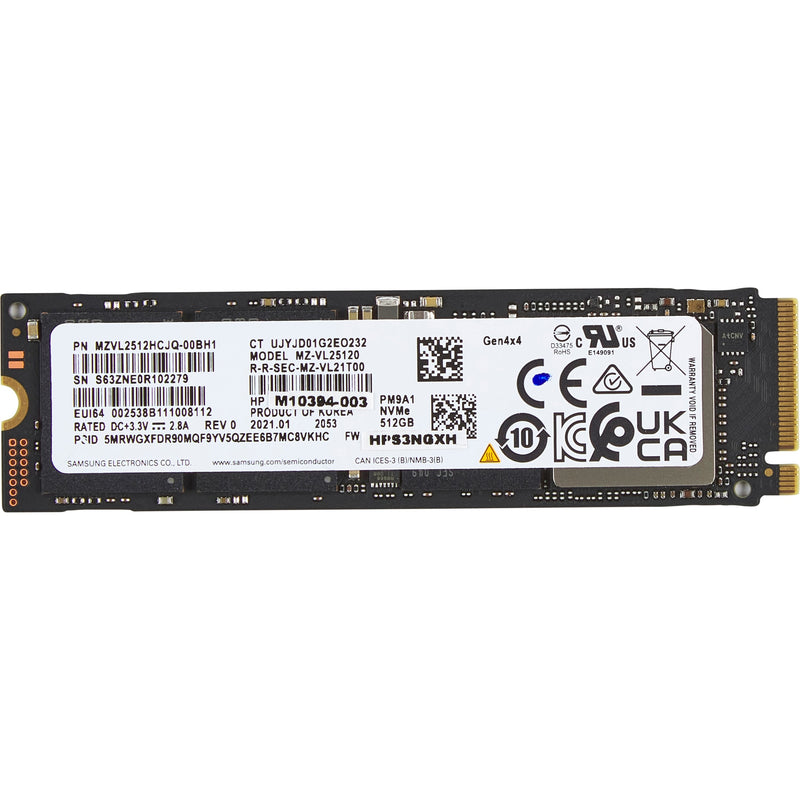 HP 512GB PCIE-4X4 NVME M.2 SOLID STATE DRIVE