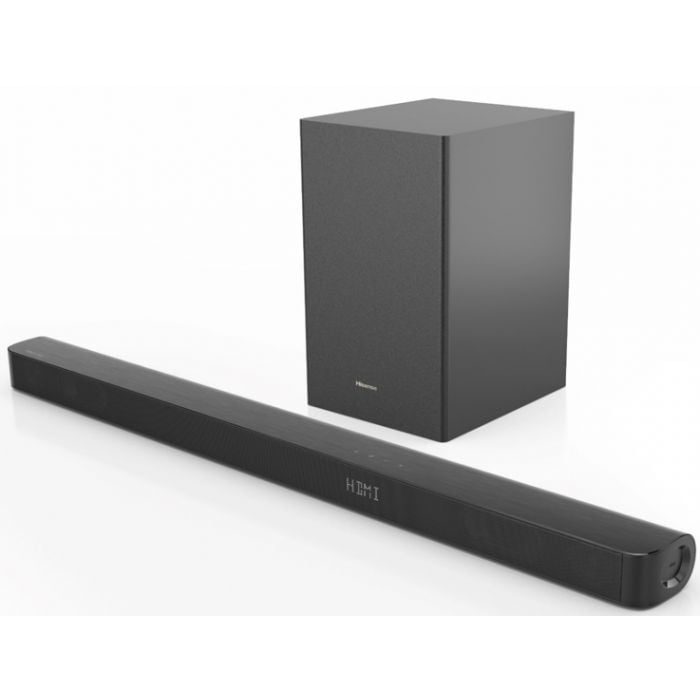 Hisense Hs212F 2.1 Ch Soundbar With Wireless Subwoofer - Bluetooth, Hdmi, Arc, Optical, Coaxial, Usb, Dolby Sound