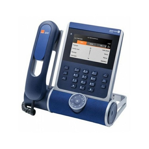 Alcatel Ale 400 Dual Gigabit Ethernet Enterprise Deskphone With Cordless Handset