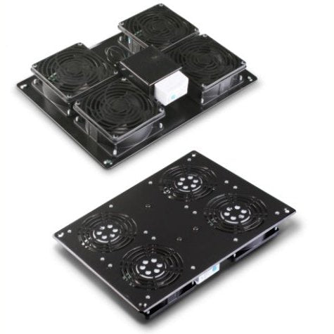 Zone Enclosures 4 Way Fan Unit Black