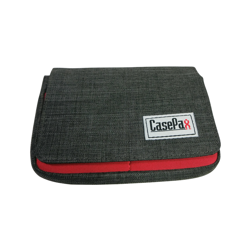 Casepax Smart 3C Pouch For Mobile Phone Power Bank Hard Drive - Grey