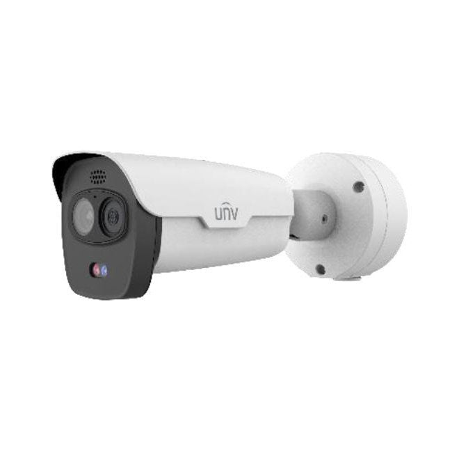 Unv - H.265 - 4Mp Lighthunter Dual-Spectrum Thermal Network Bullet Camera -Smoke, Fire &Amp; Temp