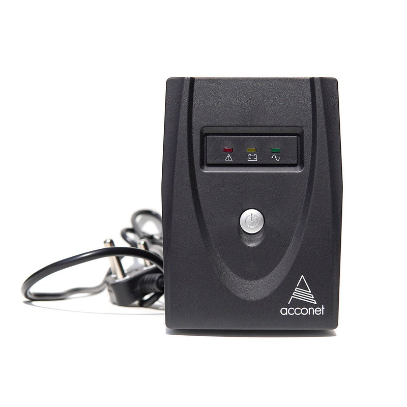 Acconet - 700Va 360W Offline Ups With Avr Function With Built-In 1 X 12V 7Ah Battery