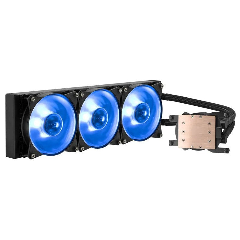 Cooler Master Masterliquid Ml360R Argb Threadripper Edition Liquid Cooler 360Mm Radiator 3X 120Mm Masterfan Argb Fan With Temp