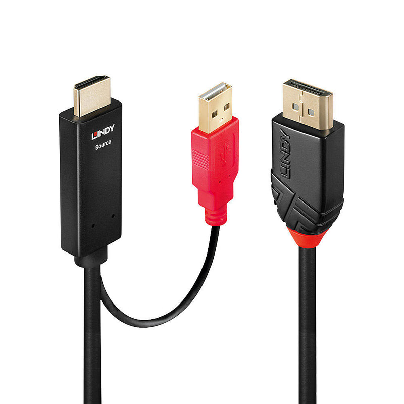 Lindy 2M Hdmi Male To Displayport Male Cable (41426)