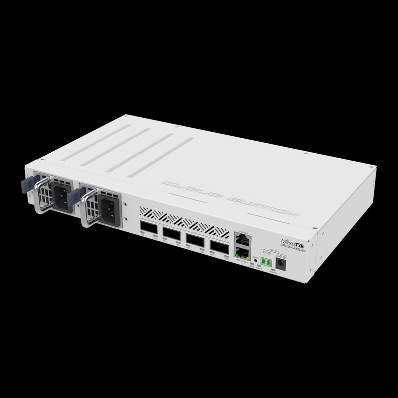 Mikrotik Crs504-4Xq-In, 4 X 100G Qsfp28, 1 X Rj45 Serial Console Port