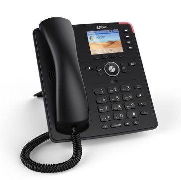 Snom D713 4-Line Desktop Sip Phone - No Psu Included - 4-Line 2.8'' Colour Display