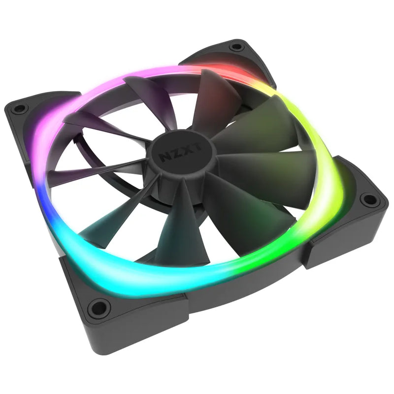 Nzxt Aer 120Mm Rgb Case Fan - Cam Powered  8 Leds  500-1 500 Rpm.