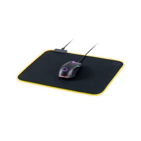 Cooler Master Mp750 Medium Flexible Rgb Mousepad Smooth Surface Thick Rgb Borders Water Repellent Coating