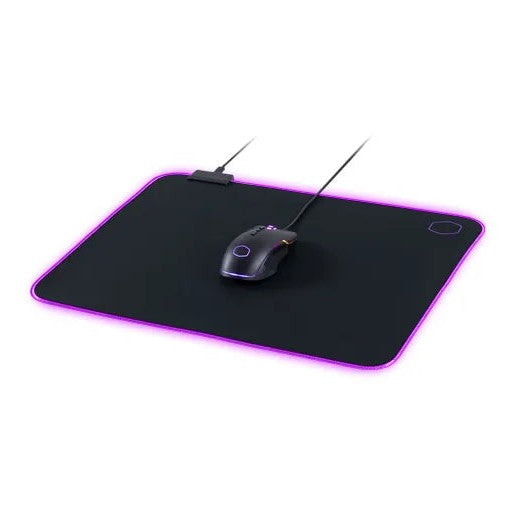 Cooler Master Mp750 Large Flexible Rgb Mousepad Smooth Surface Thick Rgb Borders Water Repellent Coating