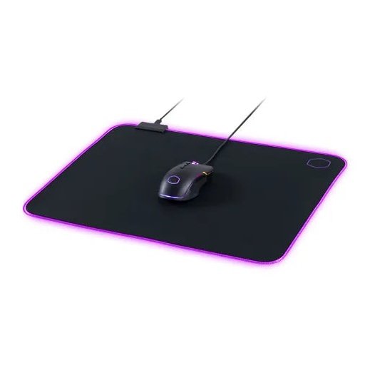 Cooler Master Mp750 Large Flexible Rgb Mousepad Smooth Surface Thick Rgb Borders Water Repellent Coating