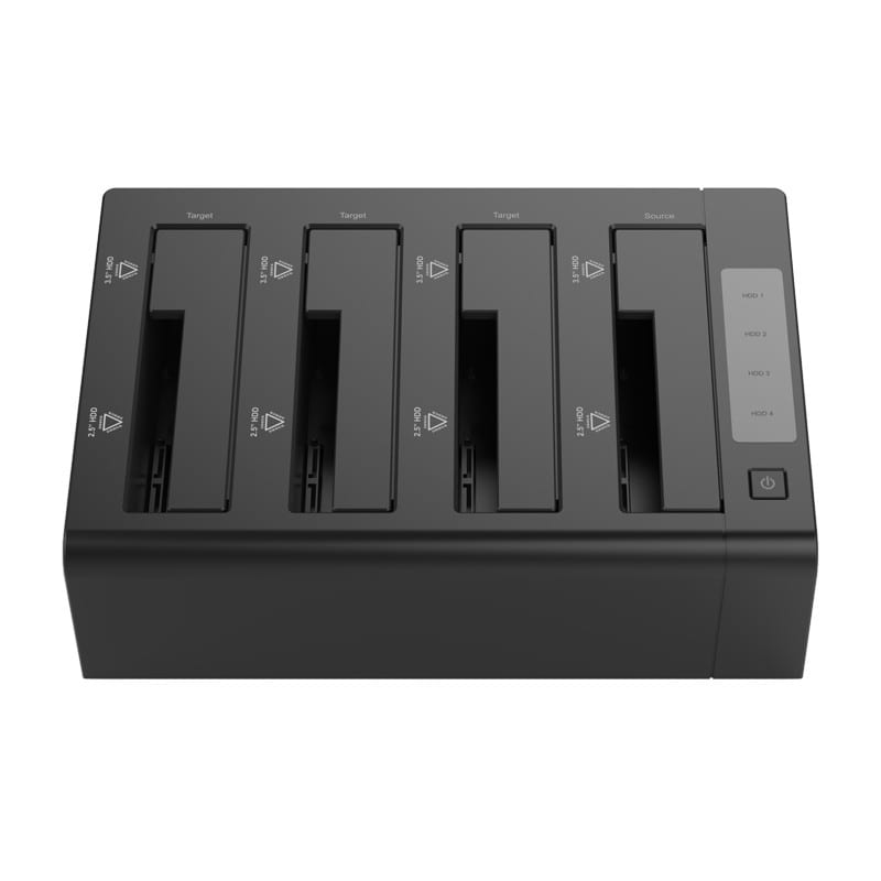 Orico 4 Bay 2.5" / 3.5" Usb3.0 Hdd Ssd Clone Dock - Black