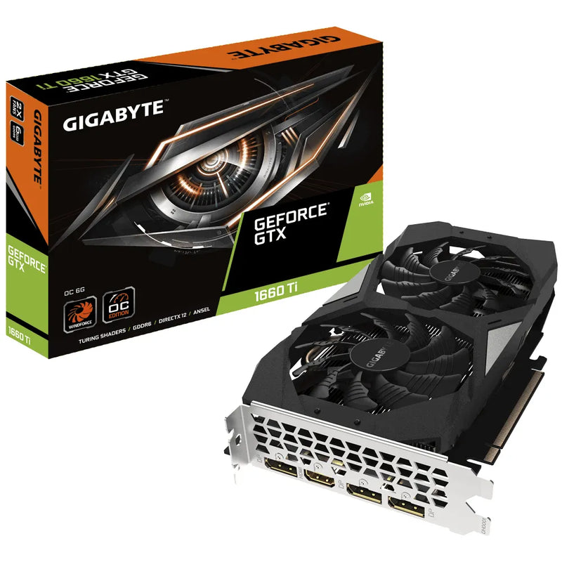 Gigabyte Nvidia Geforce® Gtx 1660 Ti Oc 6G Gddr6 Hdmi/Dp X3.