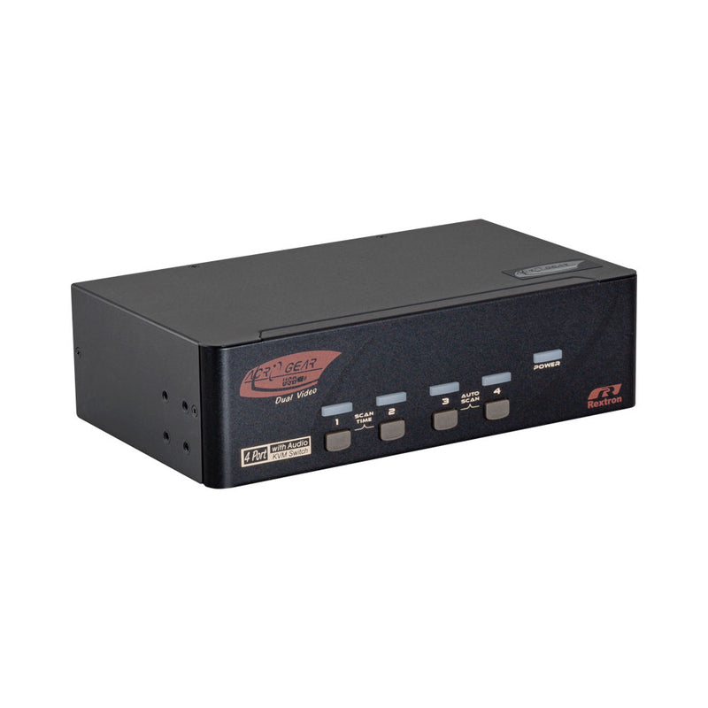 Rextron Madg-124 Dual Hdmi Kvm Switch With Usb And Audio