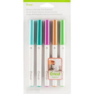 2003976 - Cricut Explore Or Maker Fine Point Pen Set 5-Pack (Wisteria)