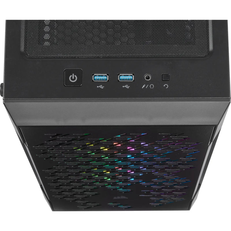 Corsair Icue 220t Rgb Airflow Tempered Glass Mid-tower Smart Case  Black