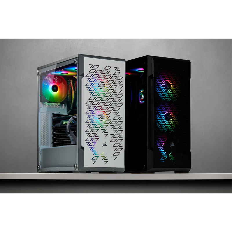 Corsair Icue 220t Rgb Airflow Tempered Glass Mid-tower Smart Case  Black