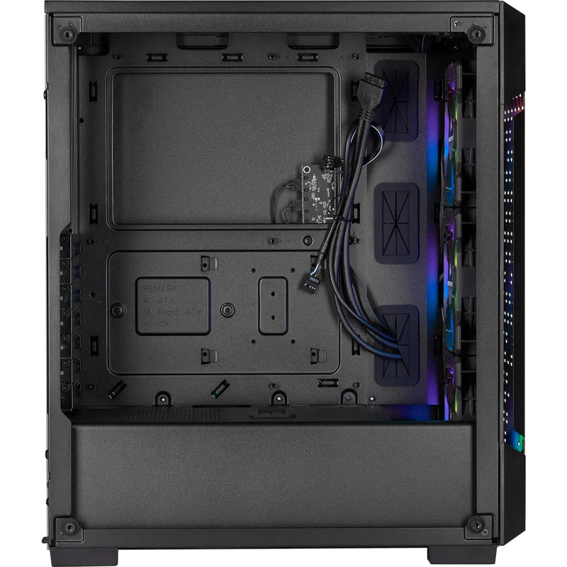 Corsair Icue 220t Rgb Airflow Tempered Glass Mid-tower Smart Case  Black