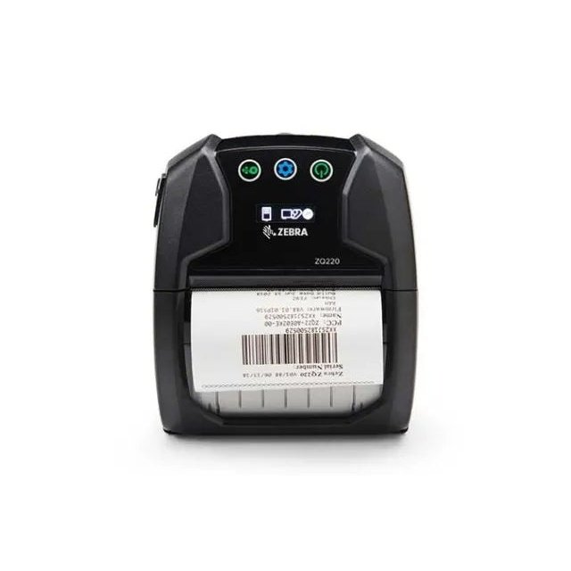 Zebra Zq220 3 Inch Dt Printer Bluetooth Label&Receipt Printing English Latin Cyrillic