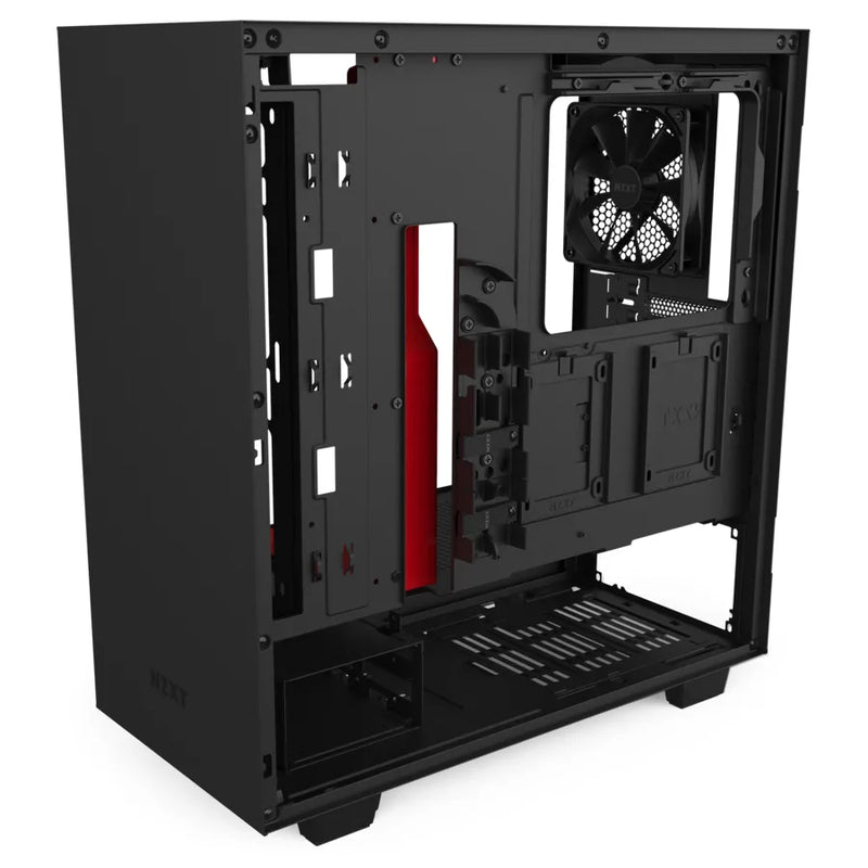 Nzxt H510 Black/Red Compact Mid-Tower Case With Tempered Glass