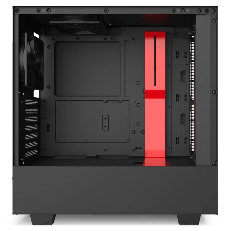 Nzxt H510 Black/Red Compact Mid-Tower Case With Tempered Glass