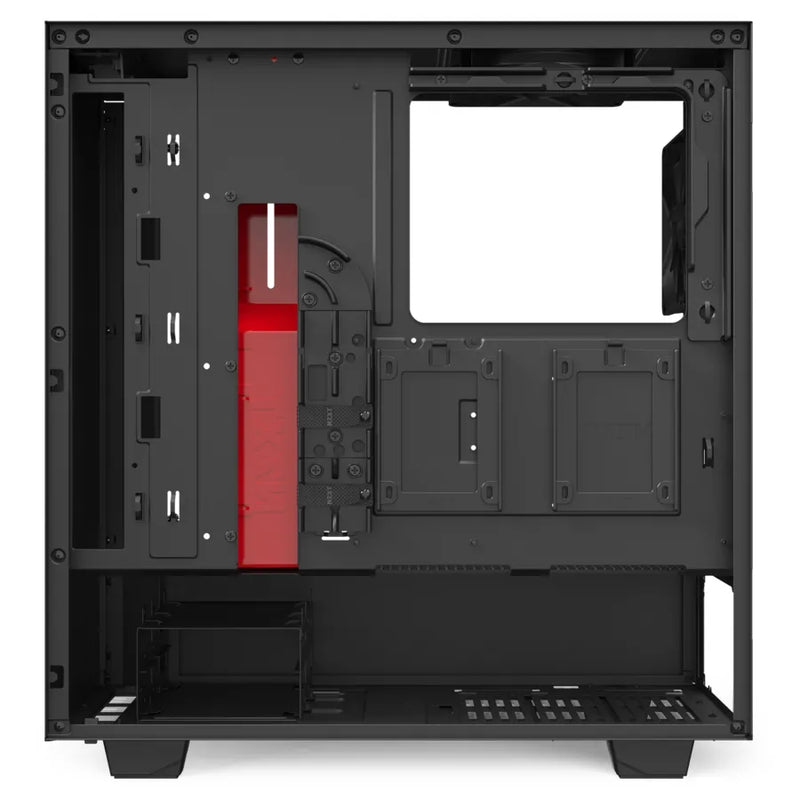 Nzxt H510 Black/Red Compact Mid-Tower Case With Tempered Glass