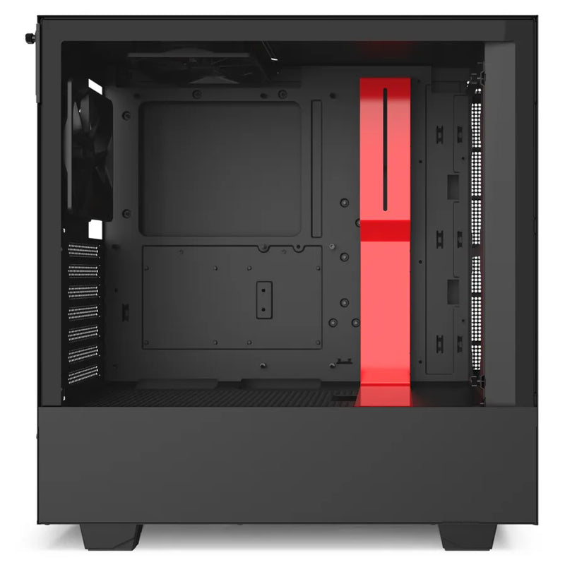 Nzxt H510 Black/Red Compact Mid-Tower Case With Tempered Glass