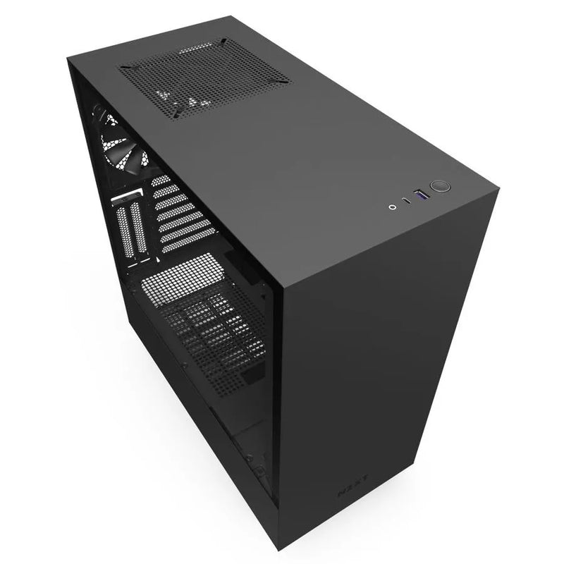 H510i Black/black Compact Mid-tower With Lighting And Fan Control