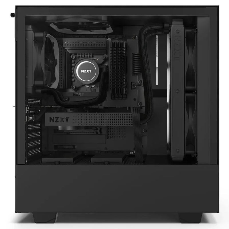 H510i Black/black Compact Mid-tower With Lighting And Fan Control