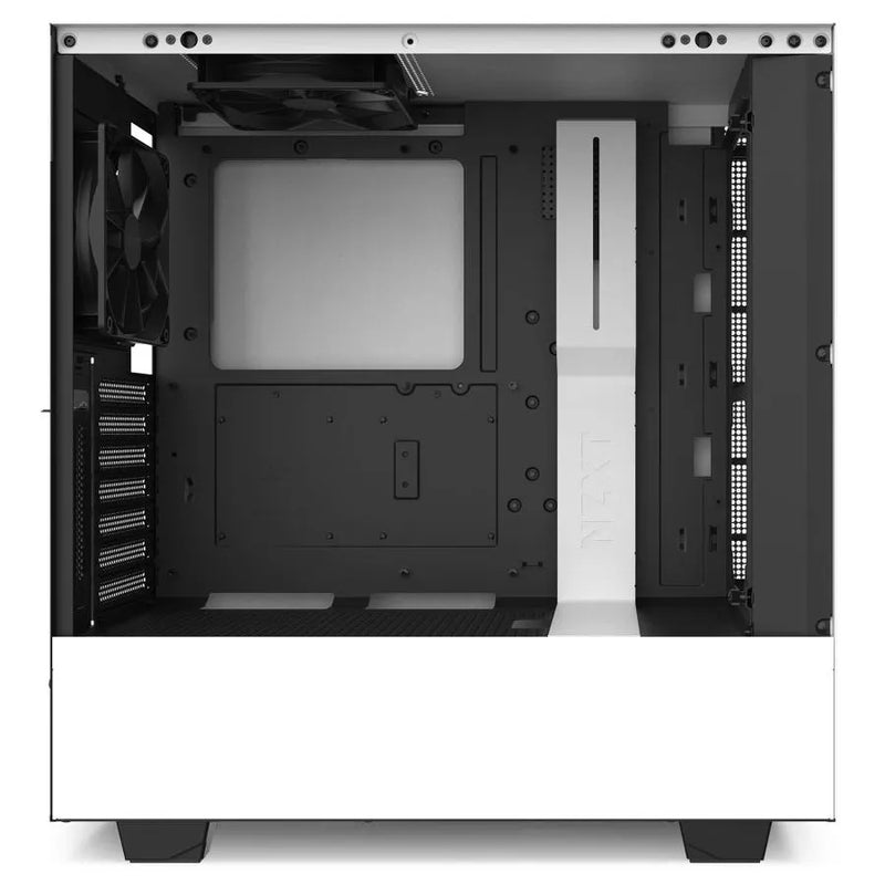 H510i White/black Compact Mid-tower With Lighting And Fan Control