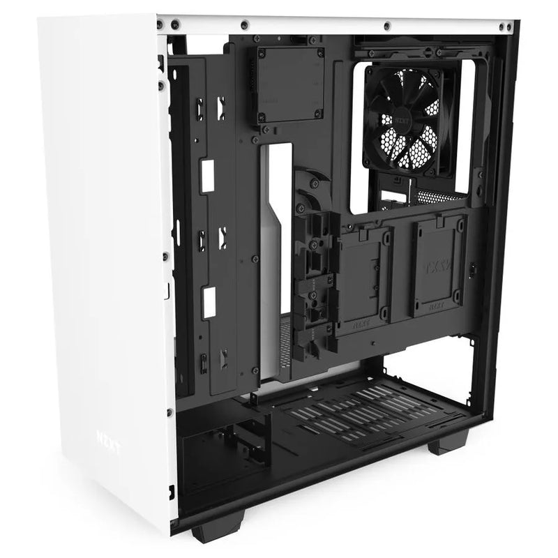 H510i White/black Compact Mid-tower With Lighting And Fan Control