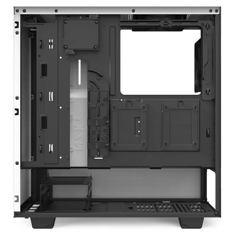 H510i White/black Compact Mid-tower With Lighting And Fan Control